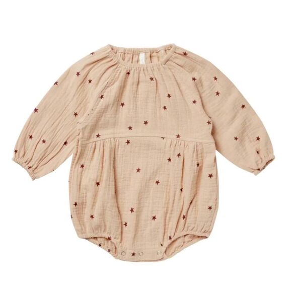 RYLEE + CRU LONG SLEEVE BUBBLE ROMPER / STARS NWT Sz. 2/3 - Picture 1 of 4